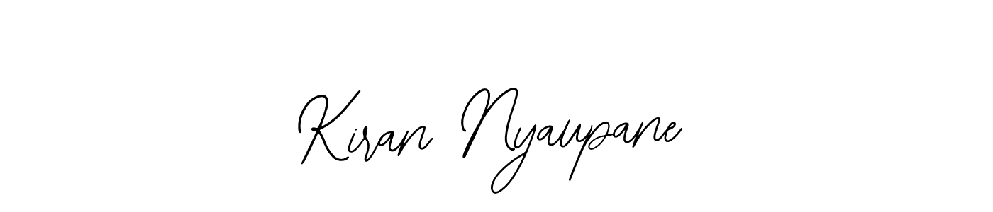 How to make Kiran Nyaupane name signature. Use Bearetta-2O07w style for creating short signs online. This is the latest handwritten sign. Kiran Nyaupane signature style 12 images and pictures png