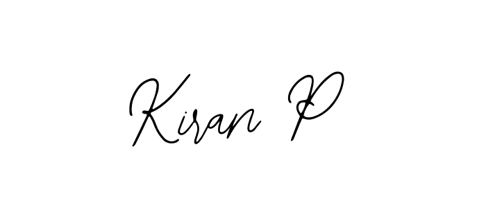 How to make Kiran P signature? Bearetta-2O07w is a professional autograph style. Create handwritten signature for Kiran P name. Kiran P signature style 12 images and pictures png