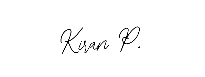 This is the best signature style for the Kiran P. name. Also you like these signature font (Bearetta-2O07w). Mix name signature. Kiran P. signature style 12 images and pictures png