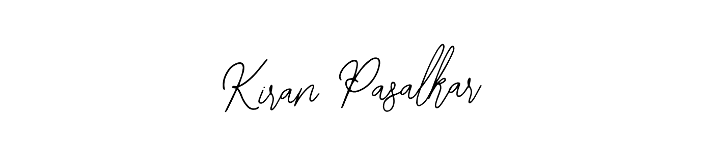 How to make Kiran Pasalkar name signature. Use Bearetta-2O07w style for creating short signs online. This is the latest handwritten sign. Kiran Pasalkar signature style 12 images and pictures png