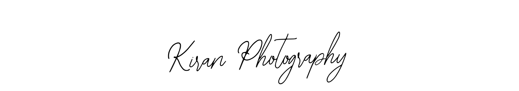 You should practise on your own different ways (Bearetta-2O07w) to write your name (Kiran Photography) in signature. don't let someone else do it for you. Kiran Photography signature style 12 images and pictures png