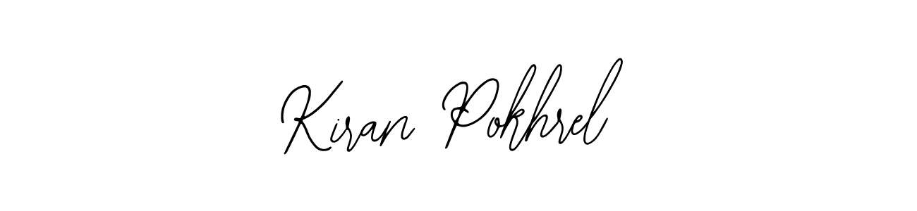 Similarly Bearetta-2O07w is the best handwritten signature design. Signature creator online .You can use it as an online autograph creator for name Kiran Pokhrel. Kiran Pokhrel signature style 12 images and pictures png