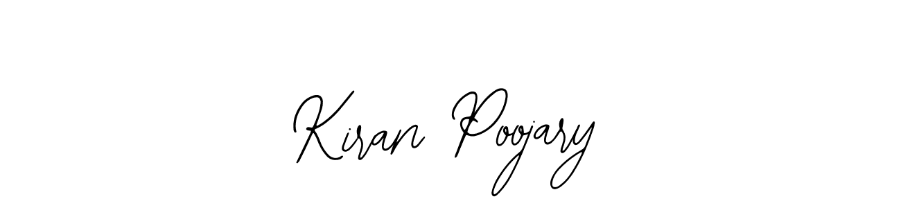 Kiran Poojary stylish signature style. Best Handwritten Sign (Bearetta-2O07w) for my name. Handwritten Signature Collection Ideas for my name Kiran Poojary. Kiran Poojary signature style 12 images and pictures png