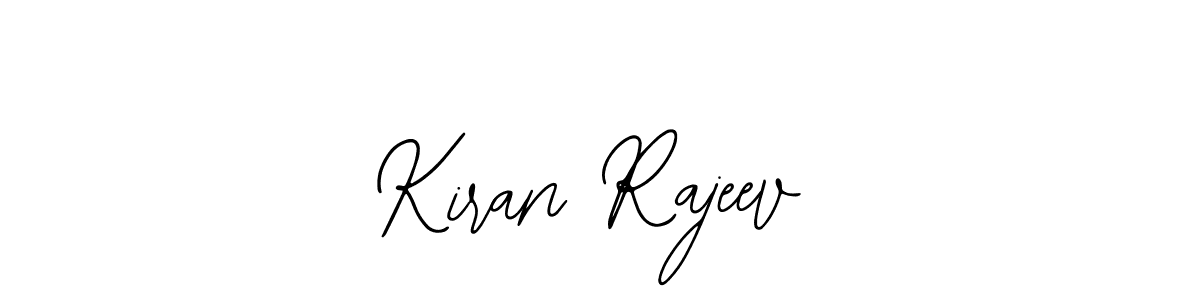 How to make Kiran Rajeev name signature. Use Bearetta-2O07w style for creating short signs online. This is the latest handwritten sign. Kiran Rajeev signature style 12 images and pictures png