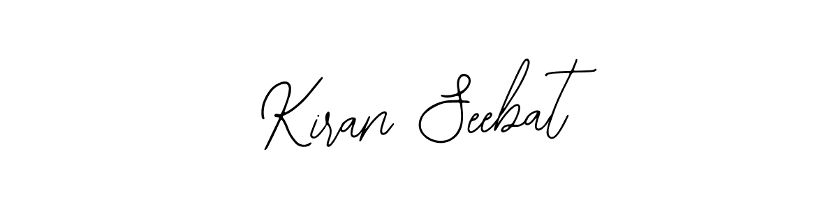 This is the best signature style for the Kiran Seebat name. Also you like these signature font (Bearetta-2O07w). Mix name signature. Kiran Seebat signature style 12 images and pictures png