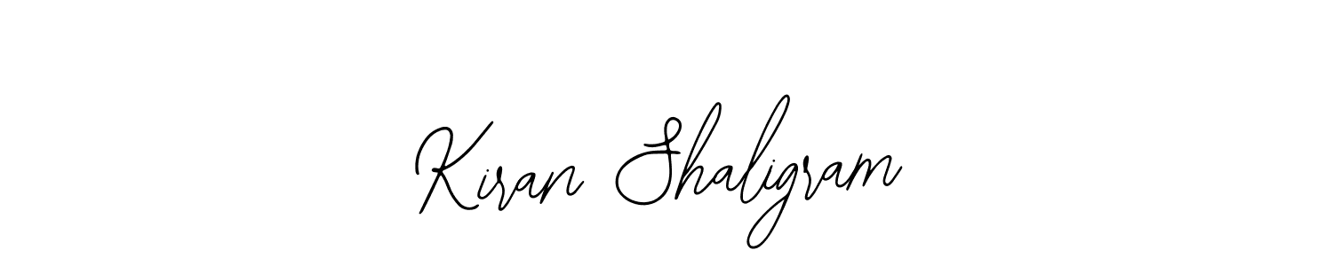 You should practise on your own different ways (Bearetta-2O07w) to write your name (Kiran Shaligram) in signature. don't let someone else do it for you. Kiran Shaligram signature style 12 images and pictures png
