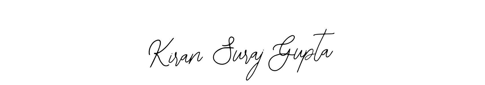 How to make Kiran Suraj Gupta name signature. Use Bearetta-2O07w style for creating short signs online. This is the latest handwritten sign. Kiran Suraj Gupta signature style 12 images and pictures png
