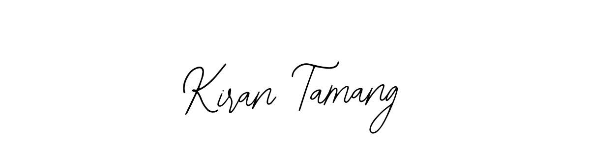 How to make Kiran Tamang name signature. Use Bearetta-2O07w style for creating short signs online. This is the latest handwritten sign. Kiran Tamang signature style 12 images and pictures png