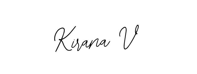 Similarly Bearetta-2O07w is the best handwritten signature design. Signature creator online .You can use it as an online autograph creator for name Kirana V. Kirana V signature style 12 images and pictures png