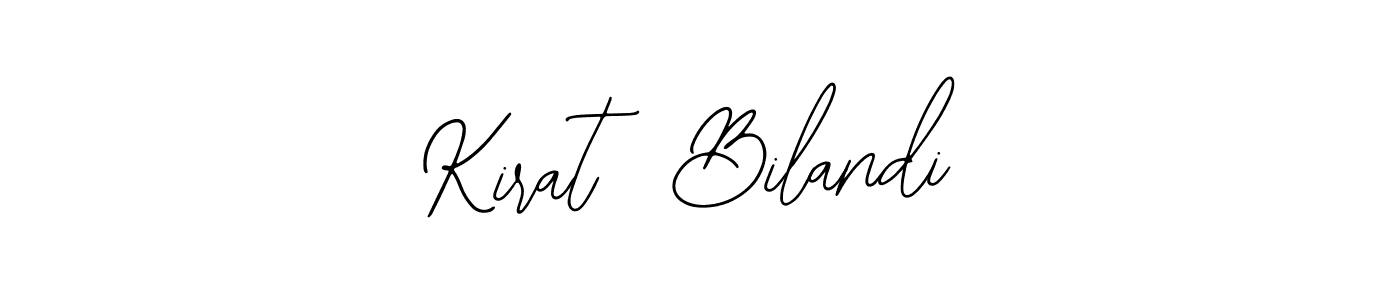 Similarly Bearetta-2O07w is the best handwritten signature design. Signature creator online .You can use it as an online autograph creator for name Kirat  Bilandi. Kirat  Bilandi signature style 12 images and pictures png