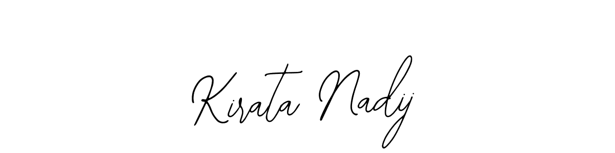 Check out images of Autograph of Kirata Nadij name. Actor Kirata Nadij Signature Style. Bearetta-2O07w is a professional sign style online. Kirata Nadij signature style 12 images and pictures png