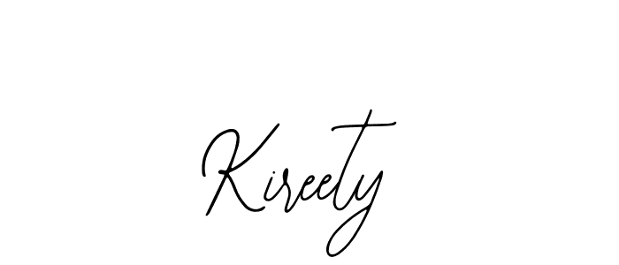 How to Draw Kireety signature style? Bearetta-2O07w is a latest design signature styles for name Kireety. Kireety signature style 12 images and pictures png