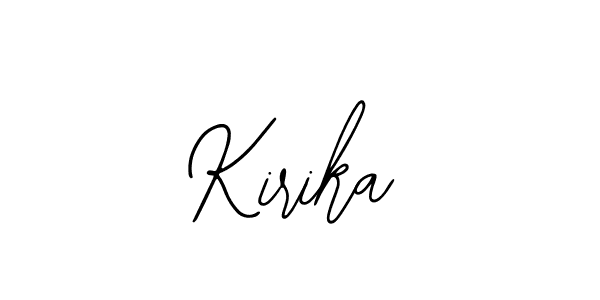Create a beautiful signature design for name Kirika. With this signature (Bearetta-2O07w) fonts, you can make a handwritten signature for free. Kirika signature style 12 images and pictures png