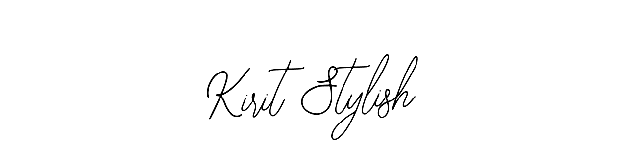 Once you've used our free online signature maker to create your best signature Bearetta-2O07w style, it's time to enjoy all of the benefits that Kirit Stylish name signing documents. Kirit Stylish signature style 12 images and pictures png