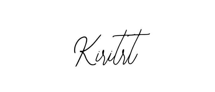 Design your own signature with our free online signature maker. With this signature software, you can create a handwritten (Bearetta-2O07w) signature for name Kiritrt. Kiritrt signature style 12 images and pictures png