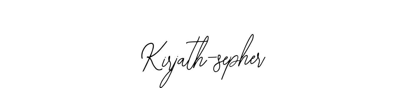 The best way (Bearetta-2O07w) to make a short signature is to pick only two or three words in your name. The name Kirjath-sepher include a total of six letters. For converting this name. Kirjath-sepher signature style 12 images and pictures png