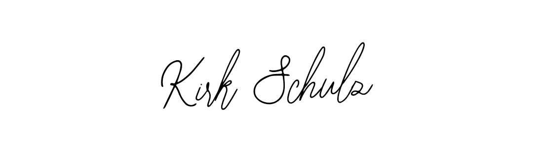You should practise on your own different ways (Bearetta-2O07w) to write your name (Kirk Schulz) in signature. don't let someone else do it for you. Kirk Schulz signature style 12 images and pictures png