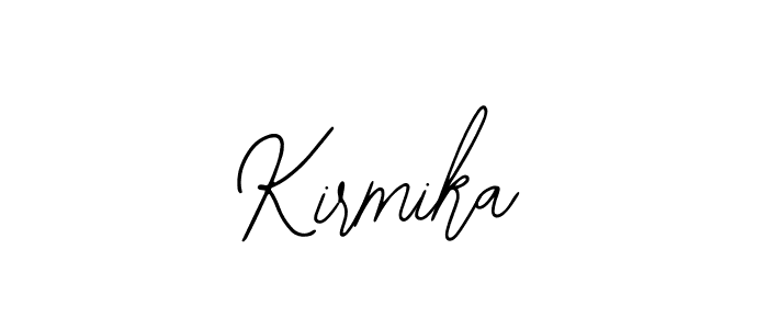 The best way (Bearetta-2O07w) to make a short signature is to pick only two or three words in your name. The name Kirmika include a total of six letters. For converting this name. Kirmika signature style 12 images and pictures png