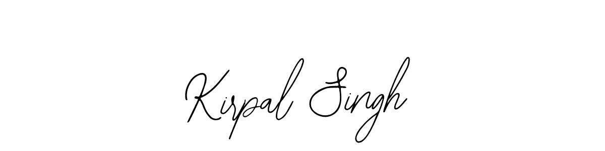 Design your own signature with our free online signature maker. With this signature software, you can create a handwritten (Bearetta-2O07w) signature for name Kirpal Singh. Kirpal Singh signature style 12 images and pictures png