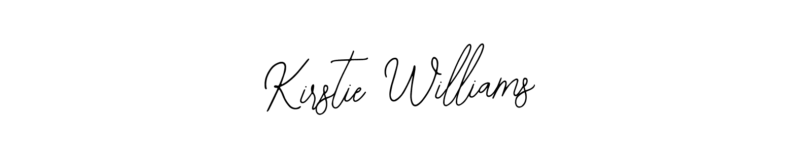 Use a signature maker to create a handwritten signature online. With this signature software, you can design (Bearetta-2O07w) your own signature for name Kirstie Williams. Kirstie Williams signature style 12 images and pictures png