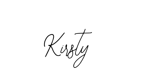 Design your own signature with our free online signature maker. With this signature software, you can create a handwritten (Bearetta-2O07w) signature for name Kirsty. Kirsty signature style 12 images and pictures png