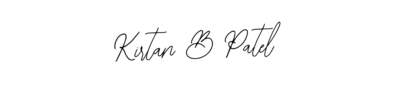 It looks lik you need a new signature style for name Kirtan B Patel. Design unique handwritten (Bearetta-2O07w) signature with our free signature maker in just a few clicks. Kirtan B Patel signature style 12 images and pictures png