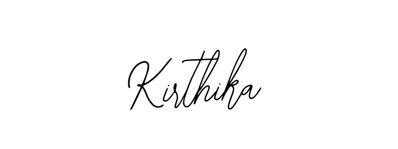 How to make Kirthika name signature. Use Bearetta-2O07w style for creating short signs online. This is the latest handwritten sign. Kirthika signature style 12 images and pictures png