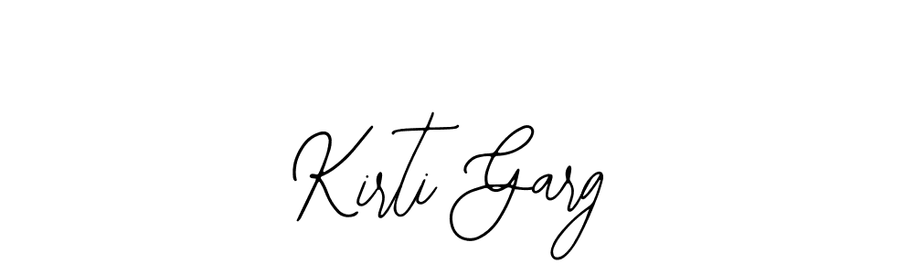 How to make Kirti Garg name signature. Use Bearetta-2O07w style for creating short signs online. This is the latest handwritten sign. Kirti Garg signature style 12 images and pictures png
