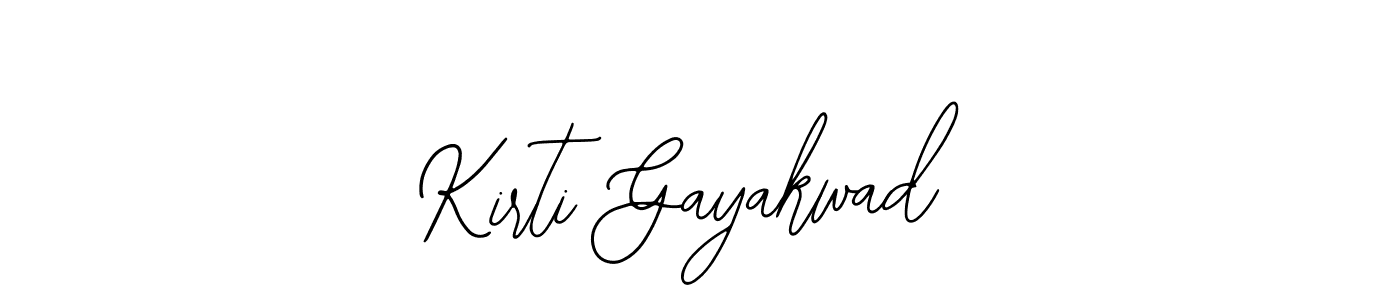 You should practise on your own different ways (Bearetta-2O07w) to write your name (Kirti Gayakwad) in signature. don't let someone else do it for you. Kirti Gayakwad signature style 12 images and pictures png