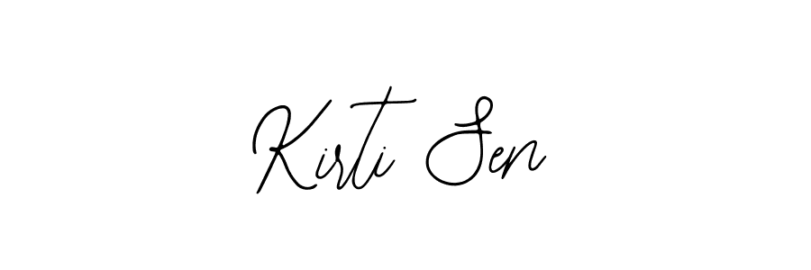 Design your own signature with our free online signature maker. With this signature software, you can create a handwritten (Bearetta-2O07w) signature for name Kirti Sen. Kirti Sen signature style 12 images and pictures png