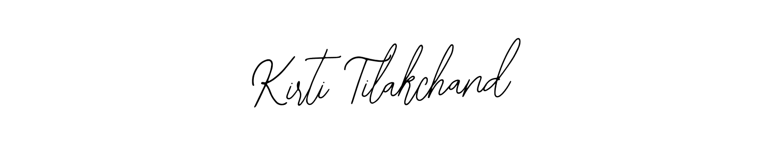 Also we have Kirti Tilakchand name is the best signature style. Create professional handwritten signature collection using Bearetta-2O07w autograph style. Kirti Tilakchand signature style 12 images and pictures png