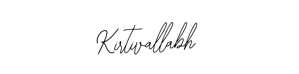 How to make Kirtivallabh name signature. Use Bearetta-2O07w style for creating short signs online. This is the latest handwritten sign. Kirtivallabh signature style 12 images and pictures png