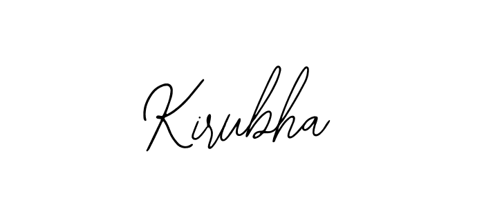 The best way (Bearetta-2O07w) to make a short signature is to pick only two or three words in your name. The name Kirubha include a total of six letters. For converting this name. Kirubha signature style 12 images and pictures png