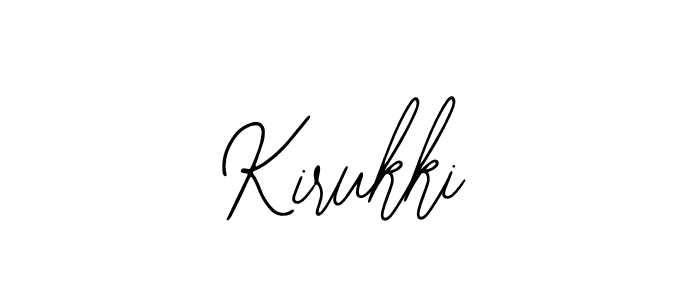 Bearetta-2O07w is a professional signature style that is perfect for those who want to add a touch of class to their signature. It is also a great choice for those who want to make their signature more unique. Get Kirukki name to fancy signature for free. Kirukki signature style 12 images and pictures png