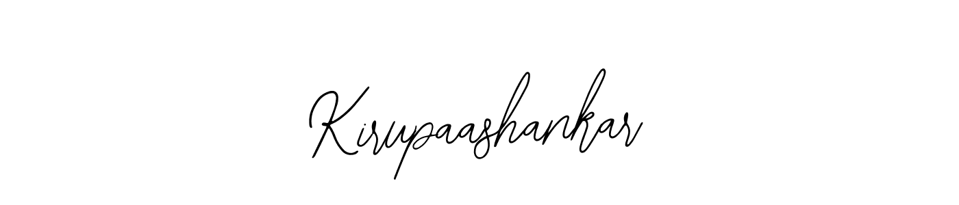 How to make Kirupaashankar signature? Bearetta-2O07w is a professional autograph style. Create handwritten signature for Kirupaashankar name. Kirupaashankar signature style 12 images and pictures png