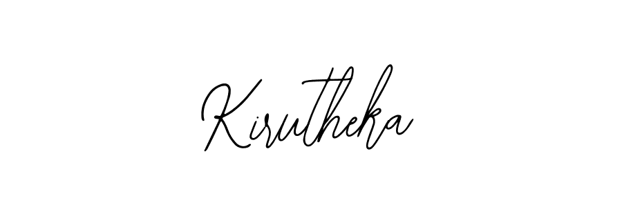 How to Draw Kirutheka signature style? Bearetta-2O07w is a latest design signature styles for name Kirutheka. Kirutheka signature style 12 images and pictures png