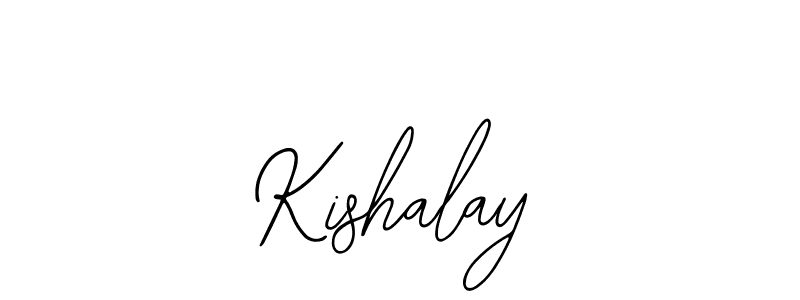 Use a signature maker to create a handwritten signature online. With this signature software, you can design (Bearetta-2O07w) your own signature for name Kishalay. Kishalay signature style 12 images and pictures png
