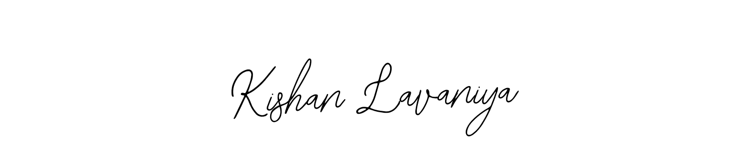 The best way (Bearetta-2O07w) to make a short signature is to pick only two or three words in your name. The name Kishan Lavaniya include a total of six letters. For converting this name. Kishan Lavaniya signature style 12 images and pictures png
