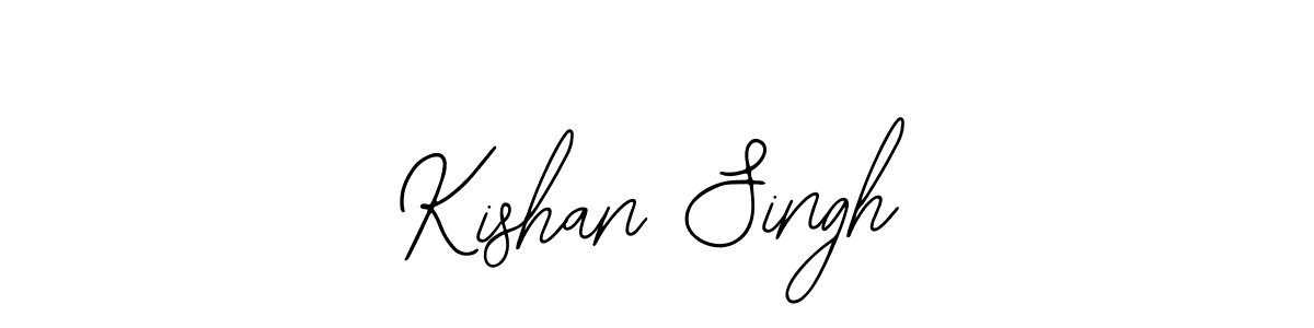 How to make Kishan Singh name signature. Use Bearetta-2O07w style for creating short signs online. This is the latest handwritten sign. Kishan Singh signature style 12 images and pictures png