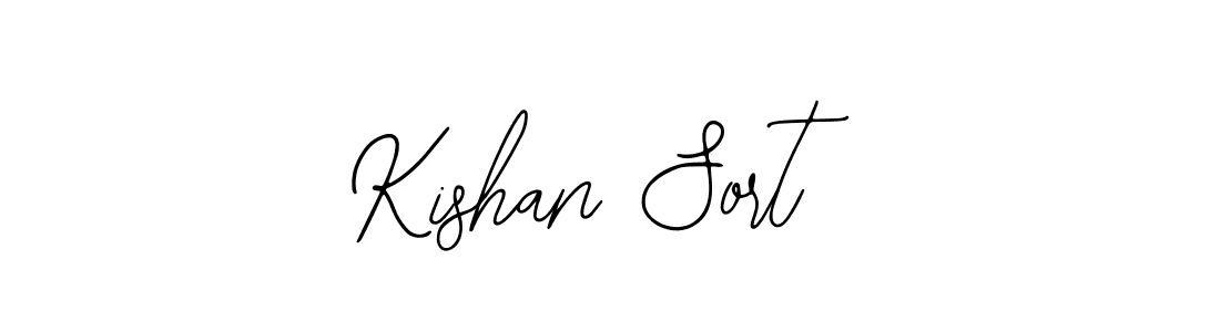 How to make Kishan Sort name signature. Use Bearetta-2O07w style for creating short signs online. This is the latest handwritten sign. Kishan Sort signature style 12 images and pictures png