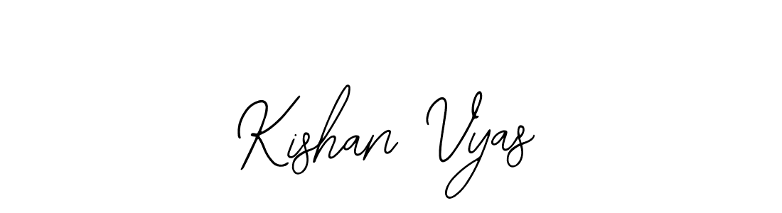 Create a beautiful signature design for name Kishan Vyas. With this signature (Bearetta-2O07w) fonts, you can make a handwritten signature for free. Kishan Vyas signature style 12 images and pictures png