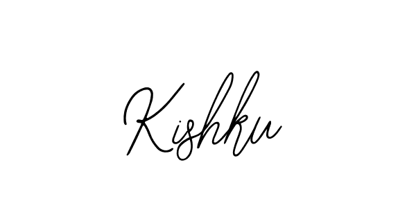 How to make Kishku signature? Bearetta-2O07w is a professional autograph style. Create handwritten signature for Kishku name. Kishku signature style 12 images and pictures png