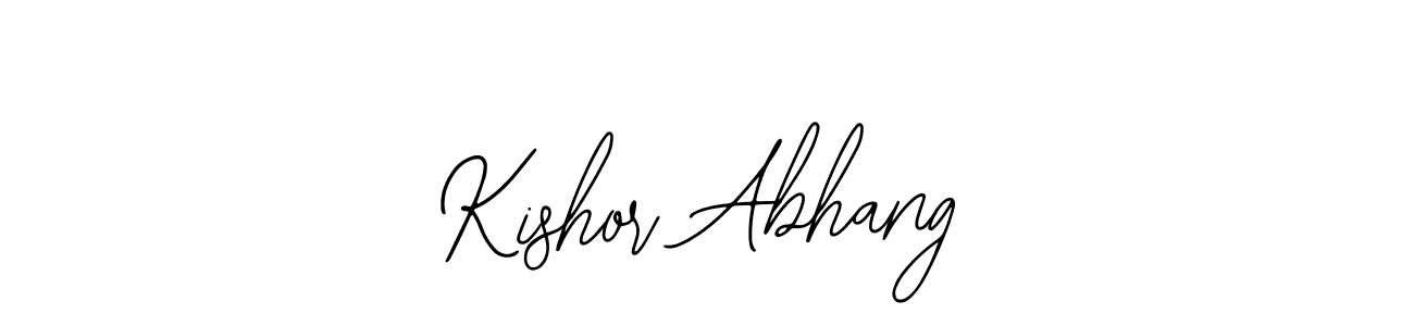 Kishor Abhang stylish signature style. Best Handwritten Sign (Bearetta-2O07w) for my name. Handwritten Signature Collection Ideas for my name Kishor Abhang. Kishor Abhang signature style 12 images and pictures png