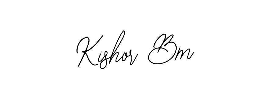 It looks lik you need a new signature style for name Kishor Bm. Design unique handwritten (Bearetta-2O07w) signature with our free signature maker in just a few clicks. Kishor Bm signature style 12 images and pictures png