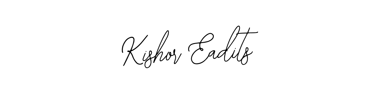 if you are searching for the best signature style for your name Kishor Eadits. so please give up your signature search. here we have designed multiple signature styles  using Bearetta-2O07w. Kishor Eadits signature style 12 images and pictures png