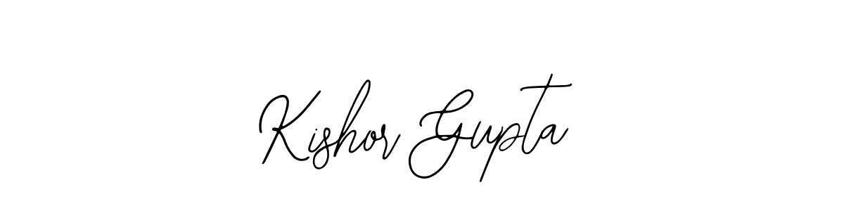 How to Draw Kishor Gupta signature style? Bearetta-2O07w is a latest design signature styles for name Kishor Gupta. Kishor Gupta signature style 12 images and pictures png