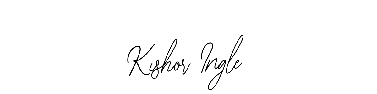 You should practise on your own different ways (Bearetta-2O07w) to write your name (Kishor Ingle) in signature. don't let someone else do it for you. Kishor Ingle signature style 12 images and pictures png