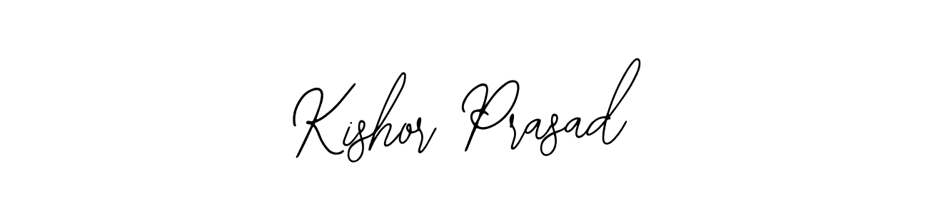 if you are searching for the best signature style for your name Kishor Prasad. so please give up your signature search. here we have designed multiple signature styles  using Bearetta-2O07w. Kishor Prasad signature style 12 images and pictures png