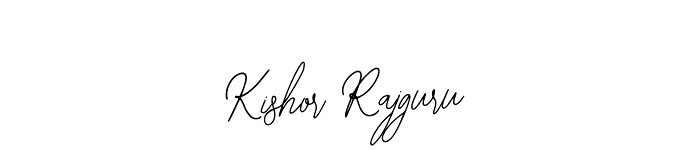 Design your own signature with our free online signature maker. With this signature software, you can create a handwritten (Bearetta-2O07w) signature for name Kishor Rajguru. Kishor Rajguru signature style 12 images and pictures png