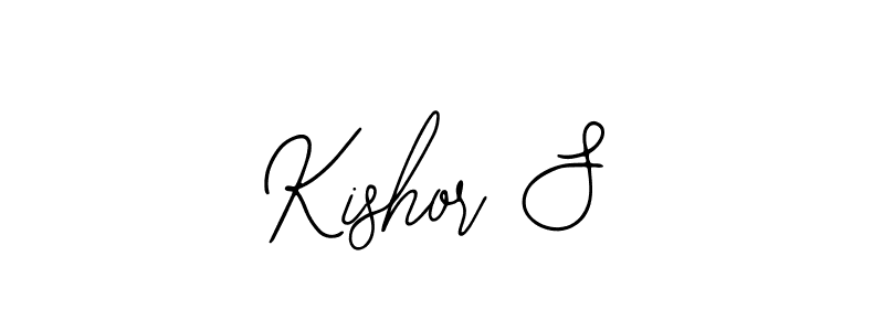 Also we have Kishor S name is the best signature style. Create professional handwritten signature collection using Bearetta-2O07w autograph style. Kishor S signature style 12 images and pictures png
